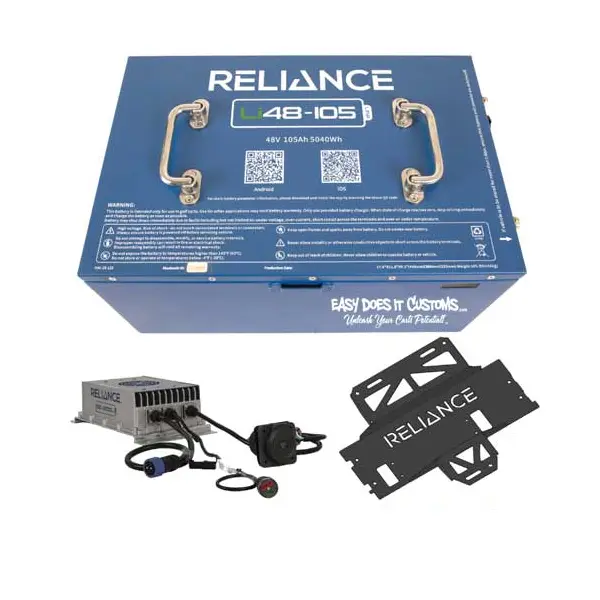 Buy RELIANCE Li48-105 Lithium Golf Cart Battery Kit for Club Car Precedent | Onward | Tempo